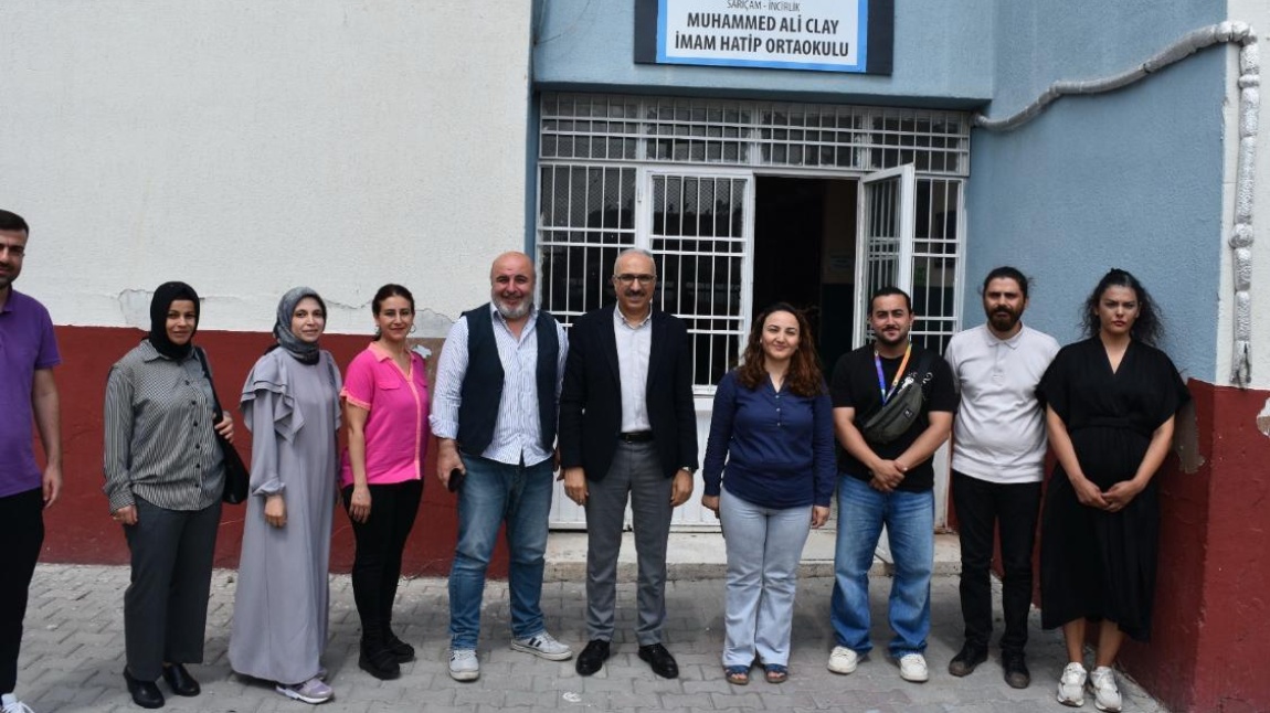 SARIÇAM İLÇE MİLLİ EĞİTİM MÜDÜRÜ SAYIN NECMEDDİN DARDAĞAN OKULUMUZU ZİYARET ETTİ.